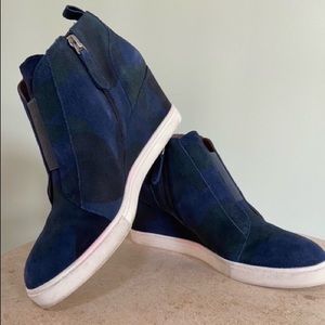 Navy wedges size 8.5